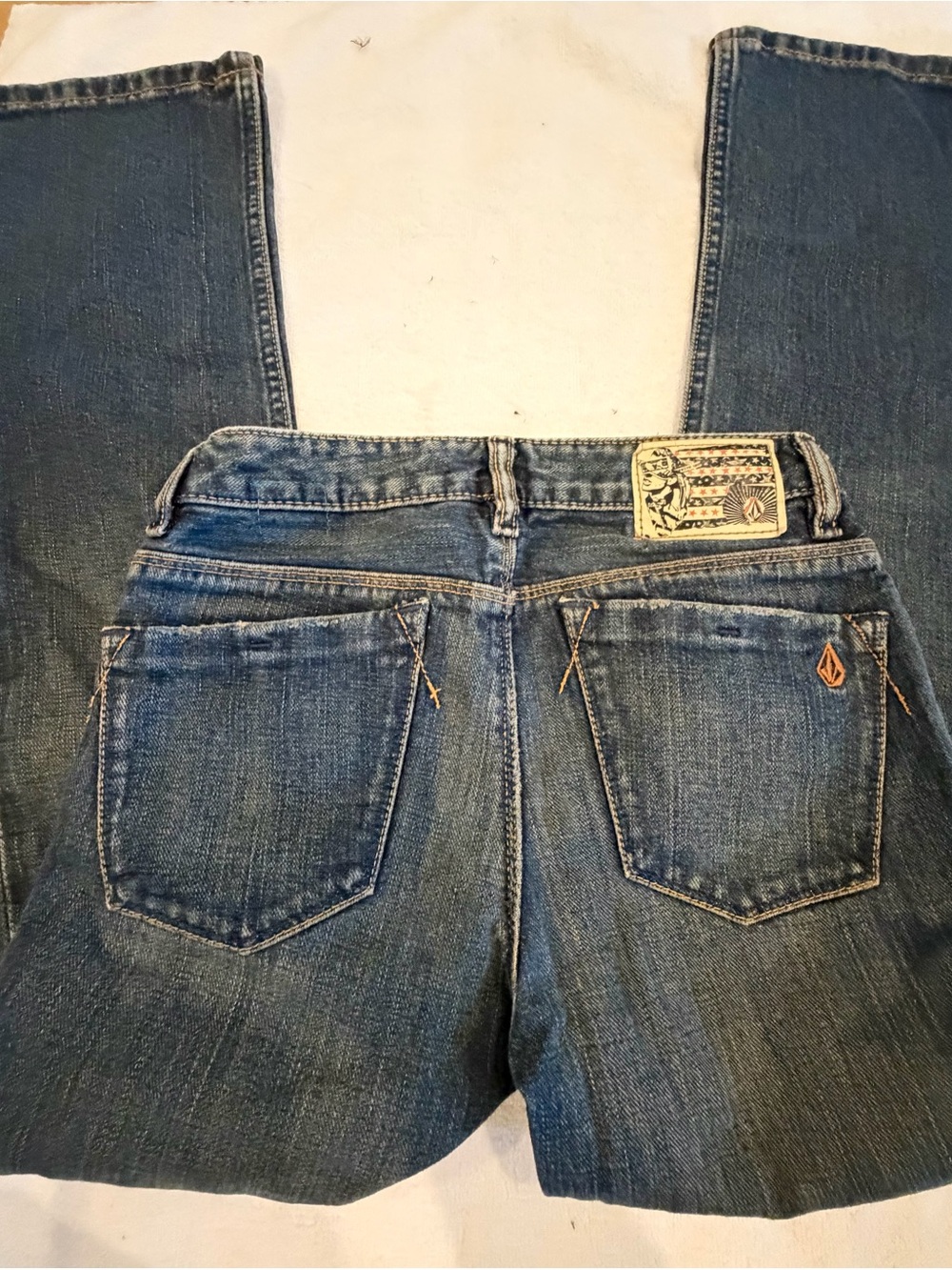 Volcom Boyd Denim Jeans with Patch Detail